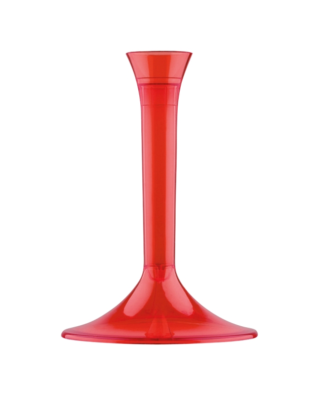 Pie Para Copa Reutilizable Roja 9X6.5cm Poliestireno ***OFERTA DTO NO ACUMULABLE
