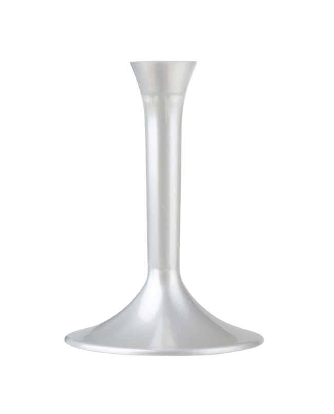 Pie Para Copa Reutilizable Blanco Perlado 9X6.5cm Poliestireno ***OFERTA DTO NO ACUMULABLE