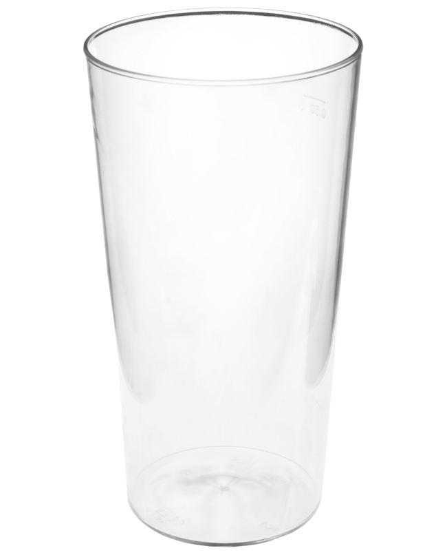 Vaso Reutilizable Conico Cerveza Transparente 60cl Material SAN ***OFERTA DTO NO ACUMULABLE