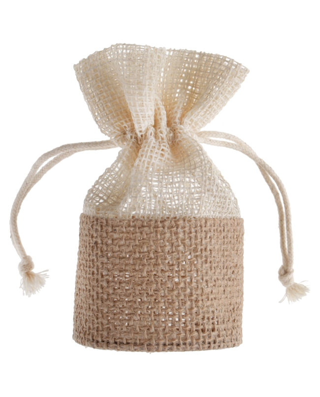 Bolsa Tela 5.3 X 10cm Yute ***OFERTA DTO NO ACUMULABLE