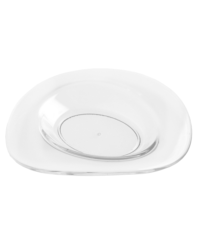 Plato Reutilizable Degustacion Ellipse Transparente 1cl Material SAN ***OFERTA DTO NO ACUMULABLE