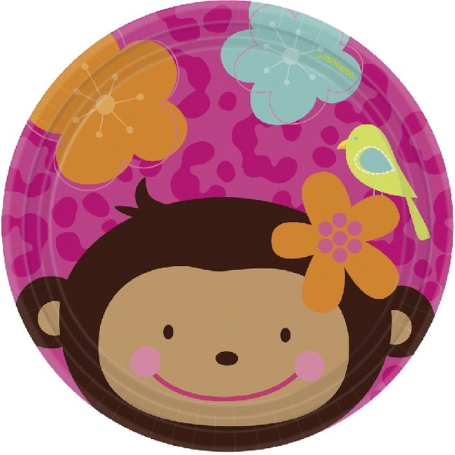 PLATOS 17.7cm MONKEY LOVE ***OFERTA DTO NO ACUMULABLE