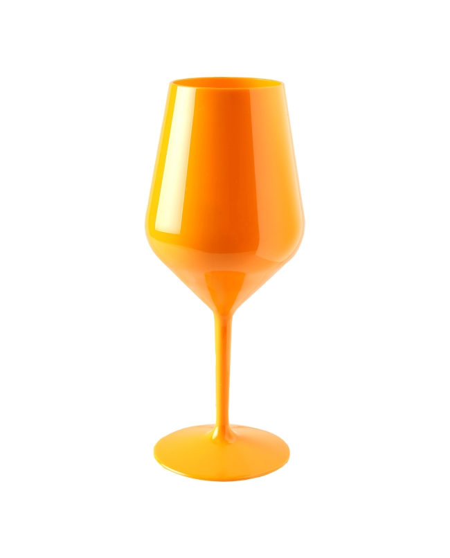 Copa Reutilizable Vino Naranja 47cl Material Tritan ***OFERTA DTO NO ACUMULABLE