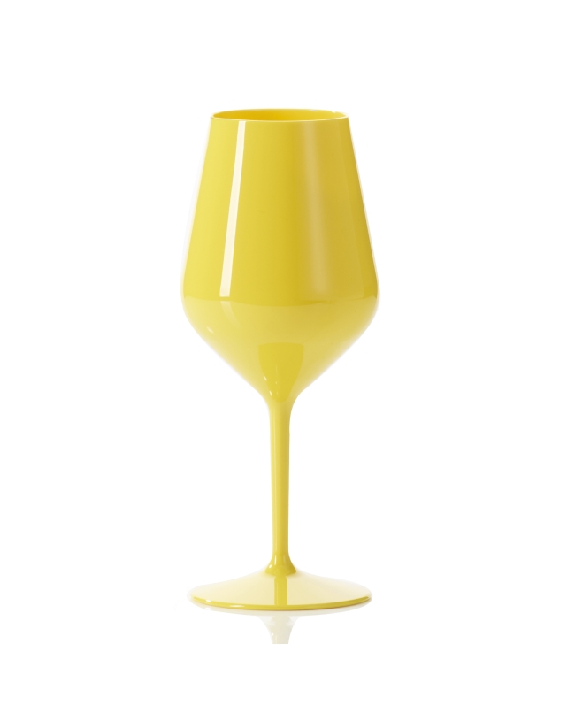 Copa Reutilizable Vino Amarilla 47cl Material Tritan ***OFERTA DTO NO ACUMULABLE