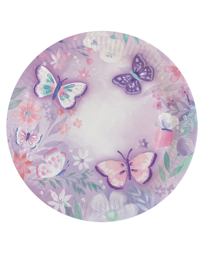 Platos 23cm Mariposas 