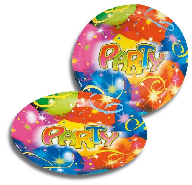 Platos 23cm : Ballon Party ***OFERTA DTO NO ACUMULABLE