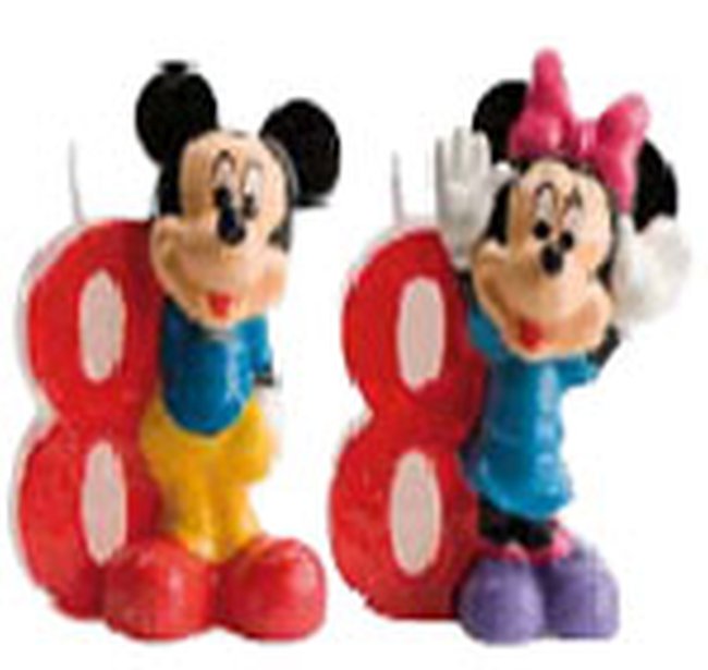 Vela Disney Mickey & Minnie Nº 8 ***OFERTA DTO NO ACUMULABLE