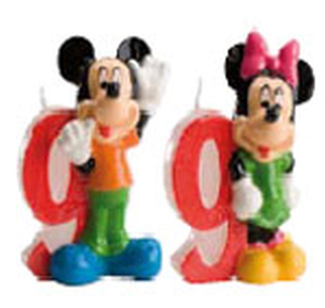 Vela Disney Mickey & Minnie Nº 9 ***OFERTA DTO NO ACUMULABLE