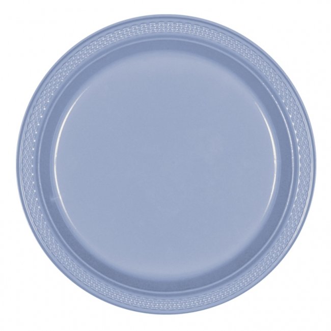 Plato Plast. 17.7cm Azul Pastel Nuevo ***OFERTA DTO NO ACUMULABLE