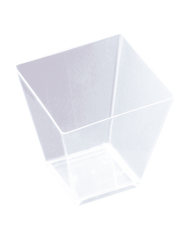 Cuenco Reutilizable Degustacion Diamante Transparente 9.5cl Poliestireno ***OFERTA DTO NO ACUMULABLE