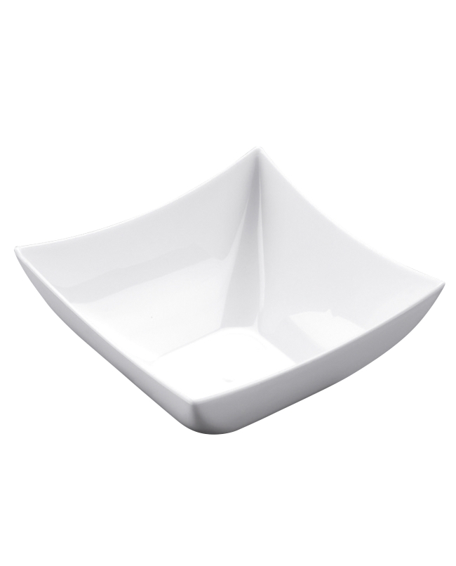Cuenco Reutilizable Degustacion Cuadrado Blanca 9cl Poliestireno ***OFERTA DTO NO ACUMULABLE