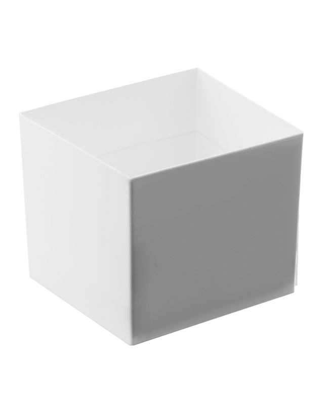 Cuenco Reutilizable Degustacion Cubico Blanco 6cl Poliestireno ***OFERTA DTO NO ACUMULABLE