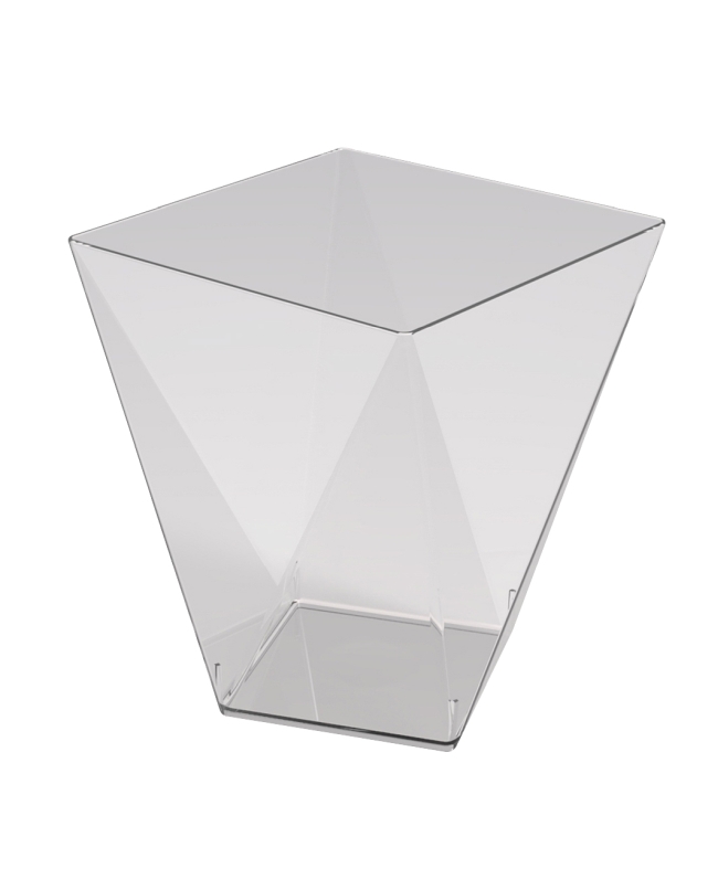 Cuenco Reutilizable Degustacion Diamante Transparente 10cl Poliestireno ***OFERTA DTO NO ACUMULABLE