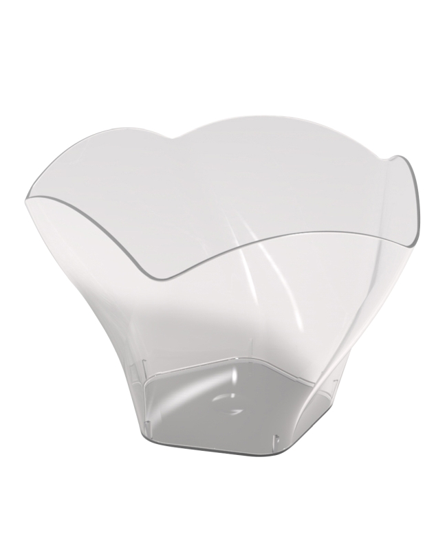 Cuenco Reutilizable Degustacion Rosa Transparente 9cl Poliestireno ***OFERTA DTO NO ACUMULABLE