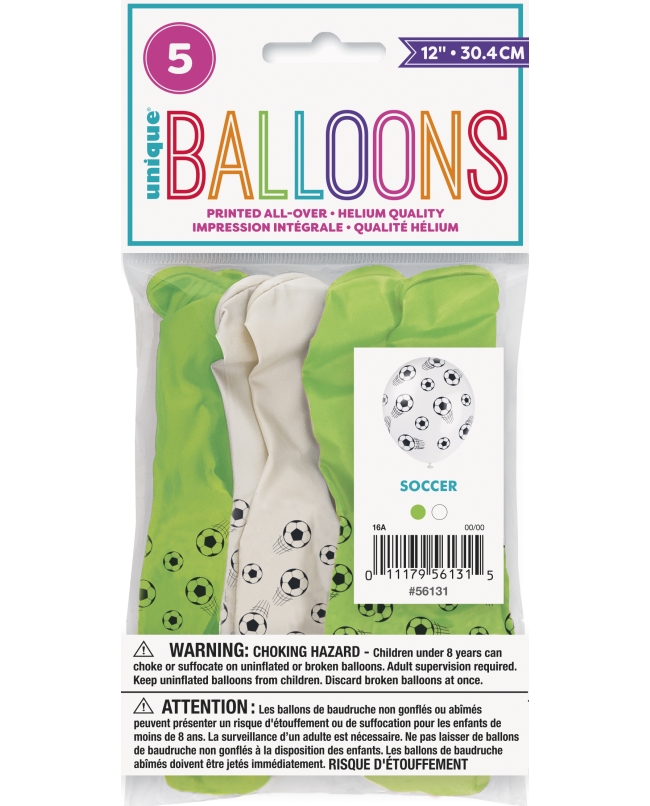 Globos Latex 30,5cm Futbol 3D