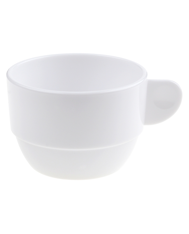 Taza Cafe Reutilizable Blanca 16.6cl Material SAN ***OFERTA DTO NO ACUMULABLE