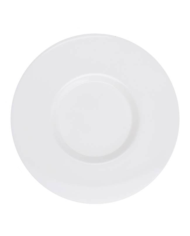 Platillo Cafe Reutilizable Blanco 10.5cm Material SAN ***OFERTA DTO NO ACUMULABLE