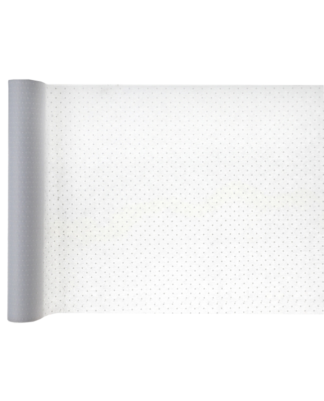 Camino Mesa Puntos Blanco 30cm X 5m Tej.No Tejido Poliester ***OFERTA DTO NO ACUMULABLE