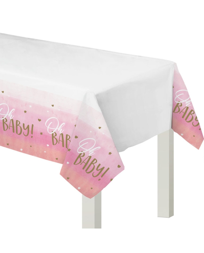 Mantel Plast Oh Baby Girl 137X259cm 