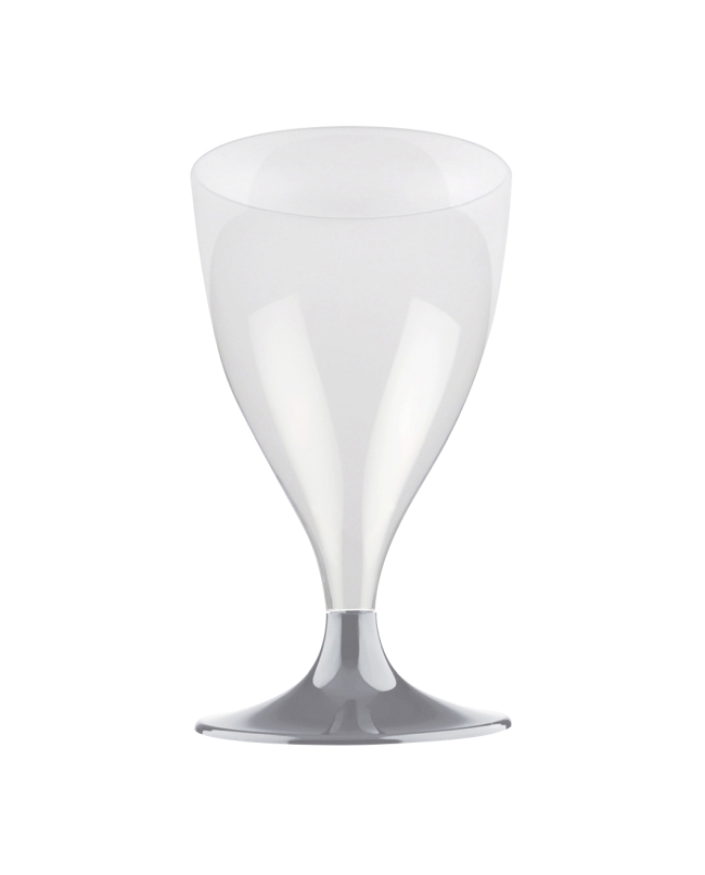 Copa Reutilizable Vino Gris 20cl Poliestireno ***OFERTA DTO NO ACUMULABLE