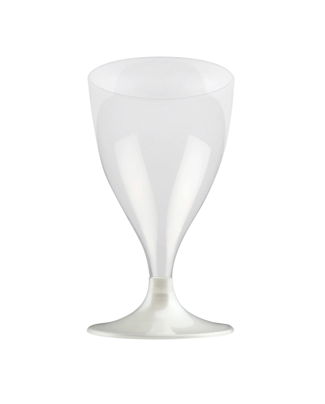 Copa Reutilizable Vino Blanco Perlado 20cl Poliestireno ***OFERTA DTO NO ACUMULABLE