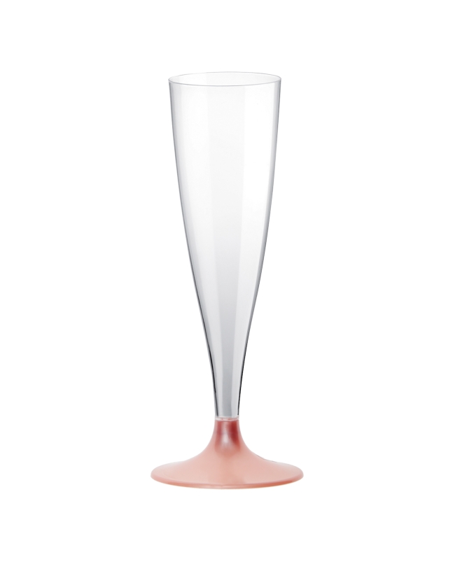 Copa Reutilizable Champan Rosa Oro 140cc Poliestireno ***OFERTA DTO NO ACUMULABLE
