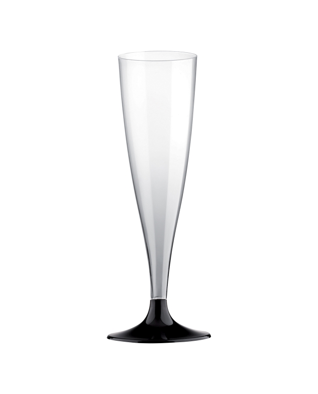 Copa Reutilizable Champan Negra 140cc Poliestireno ***OFERTA DTO NO ACUMULABLE