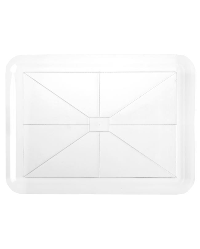 Bandeja Reutilizable Autoservicio Transparente 37X50cm Poliestireno ***OFERTA DTO NO ACUMULABLE