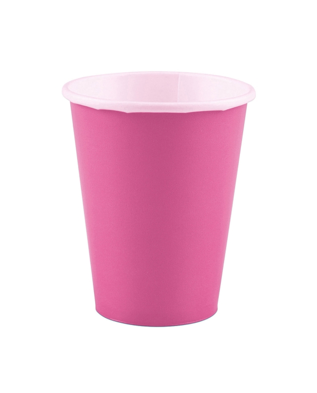 Vasos 266ml Papel Nuevo Rosa Chicle ***OFERTA DTO NO ACUMULABLE