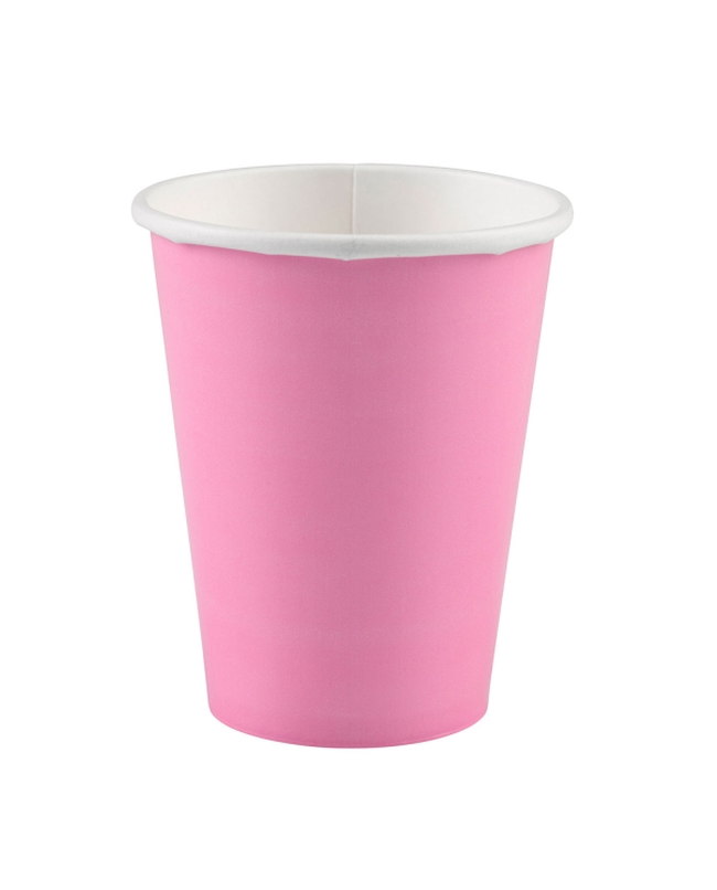 Vasos 266ml Papel Nuevo Rosa ***OFERTA DTO NO ACUMULABLE