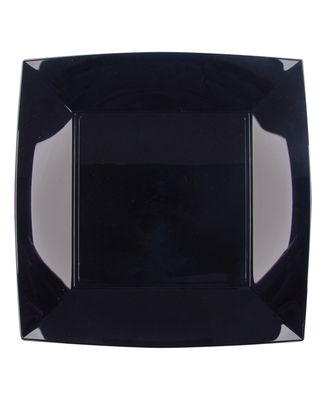 Plato Reutilizable 23cm Negro Polipropileno ***OFERTA DTO NO ACUMULABLE