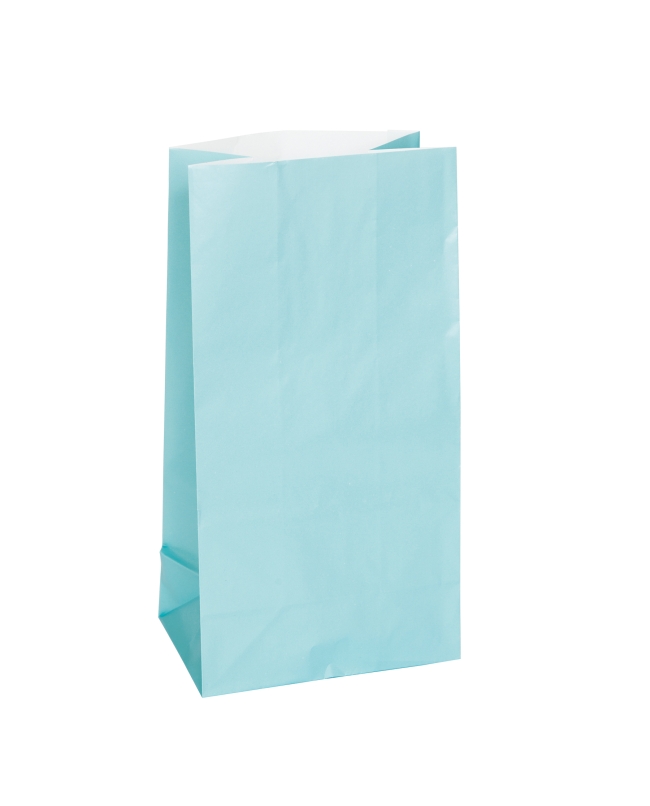 Bolsas Papel Azul Pastel