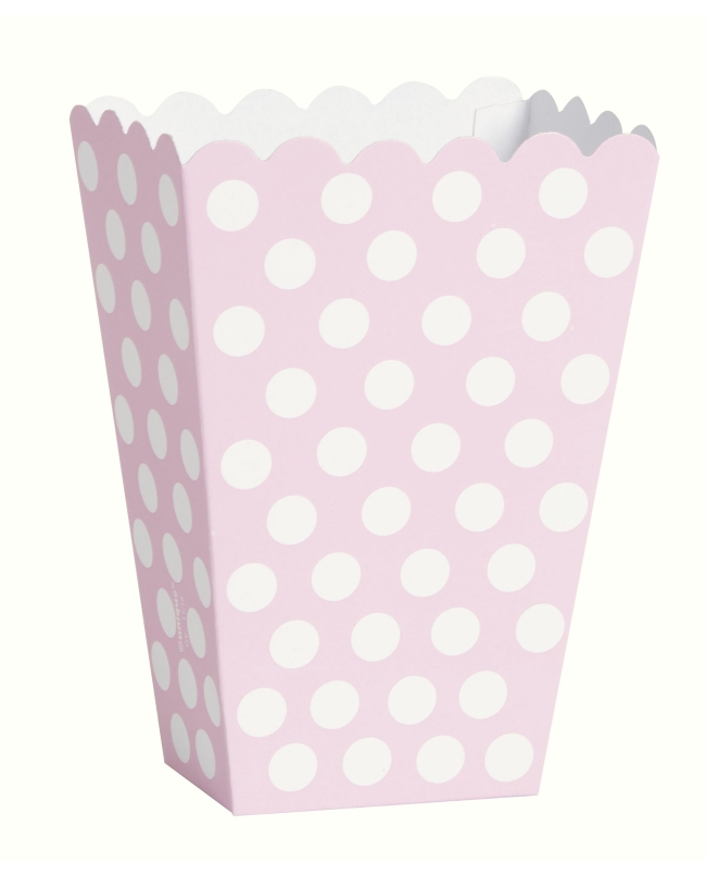 Cajas Lunares Rosa Pastel