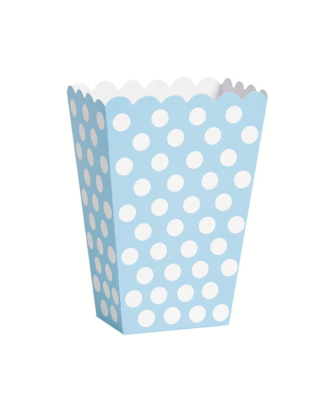 Cajas Lunares Azul Pastel