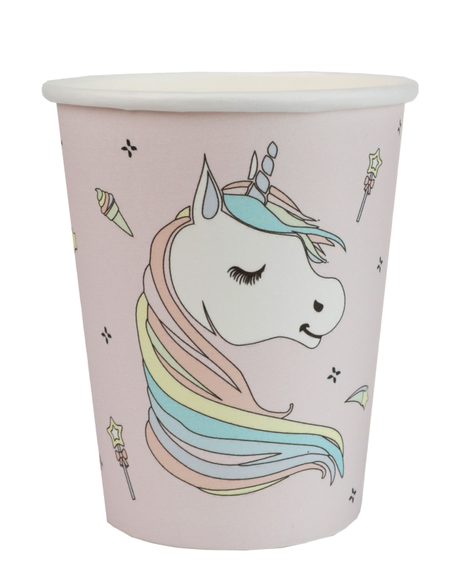 Vasos Unicornio 7.8 X 9.7cm 27cl Carton ***OFERTA DTO NO ACUMULABLE