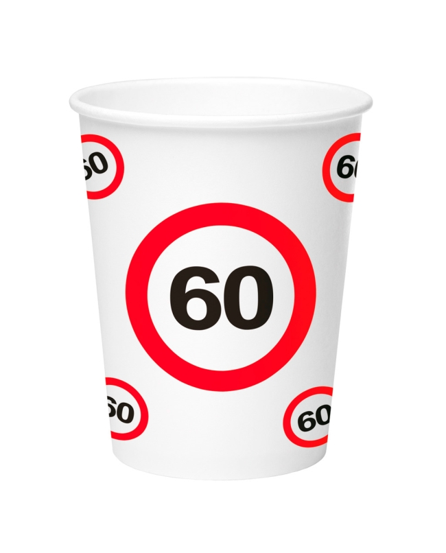 Vasos 350ml Señal Trafico Nº 60