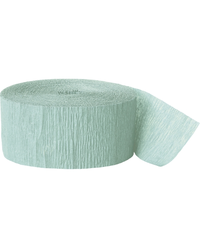 Serpentina Crepe Verde menta 24,7m Papel