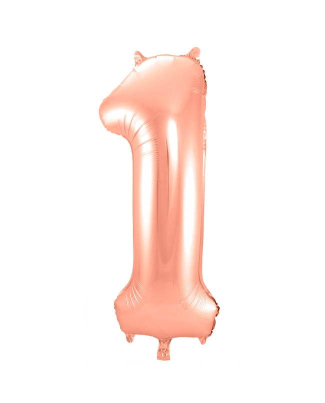 Forma Numero 1 Oro Rosa 86cm ***OFERTA DTO NO ACUMULABLE