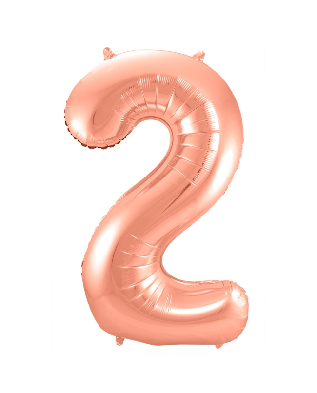 Forma Numero 2 Oro Rosa 86cm ***OFERTA DTO NO ACUMULABLE