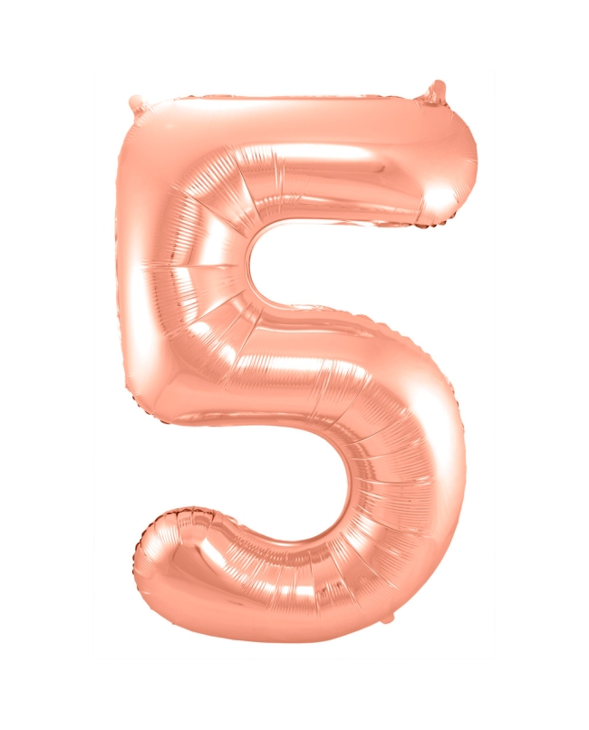 Forma Numero 5 Oro Rosa 86cm ***OFERTA DTO NO ACUMULABLE