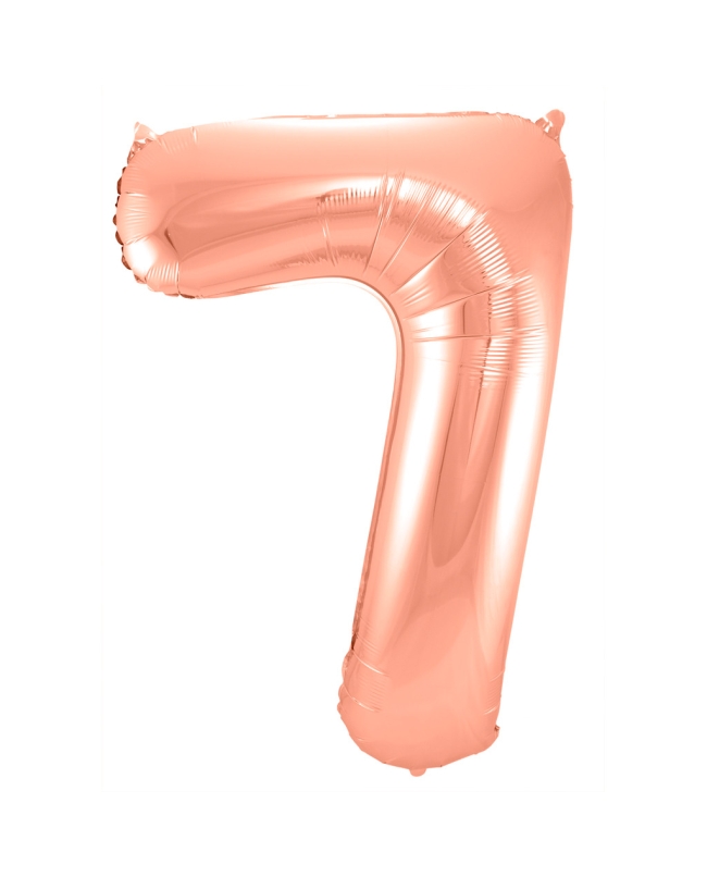 Forma Numero 7 Oro Rosa 86cm ***OFERTA DTO NO ACUMULABLE