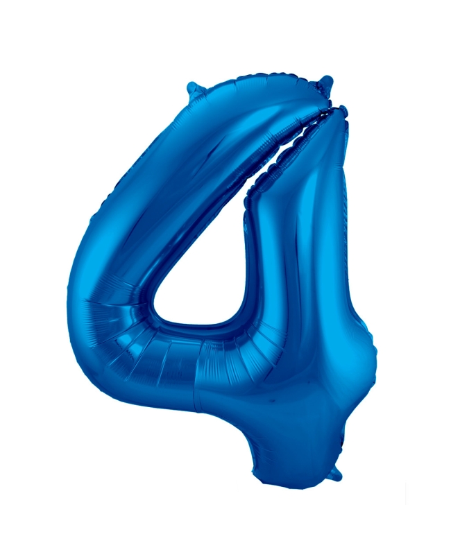 Forma Numero 4 Azul 86cm ***OFERTA DTO NO ACUMULABLE