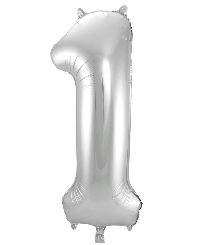 Forma Numero 1 Plata 86cm ***OFERTA DTO NO ACUMULABLE