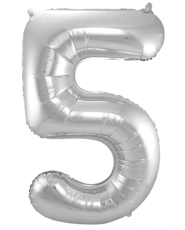 Forma Numero 5 Plata 86cm ***OFERTA DTO NO ACUMULABLE