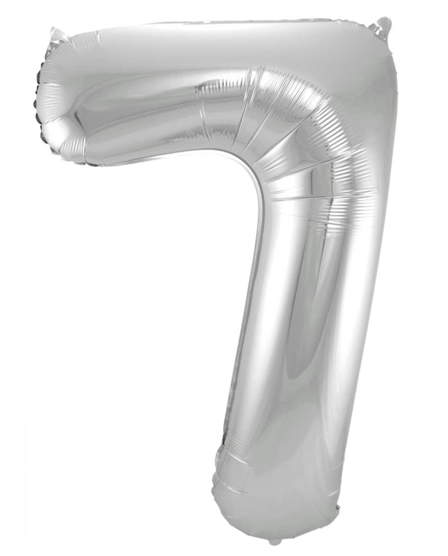 Forma Numero 7 Plata 86cm ***OFERTA DTO NO ACUMULABLE