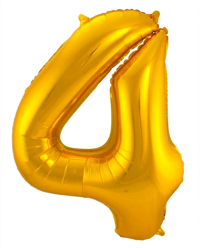 Forma Numero 4 Oro 86cm ***OFERTA DTO NO ACUMULABLE