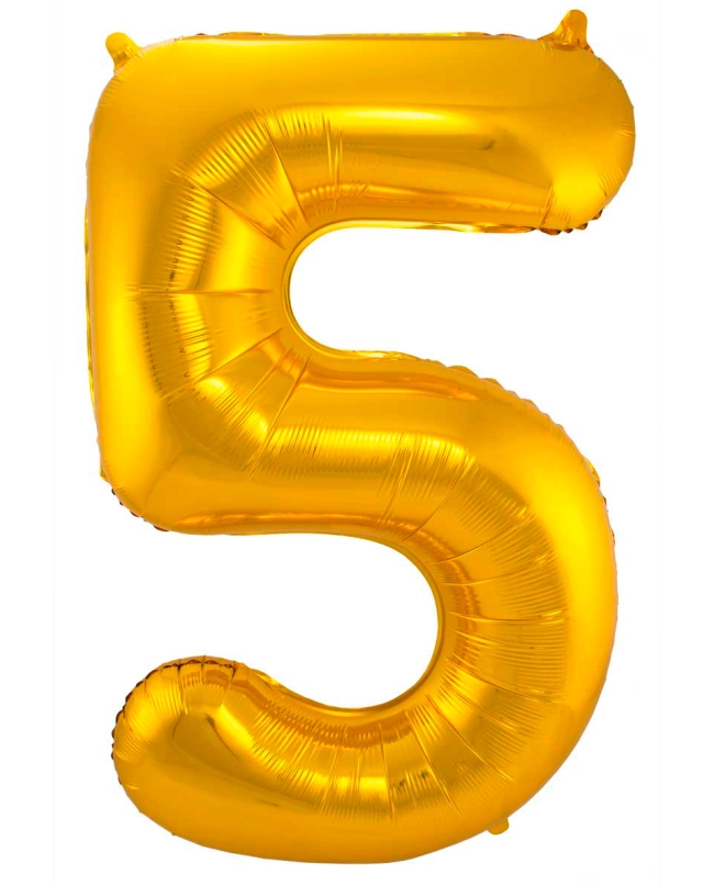Forma Numero 5 Oro 86cm ***OFERTA DTO NO ACUMULABLE