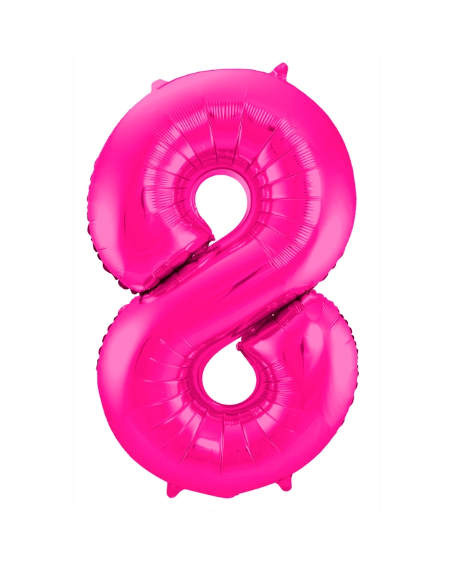 Forma Numero 8 Fucsia 86cm ***OFERTA DTO NO ACUMULABLE