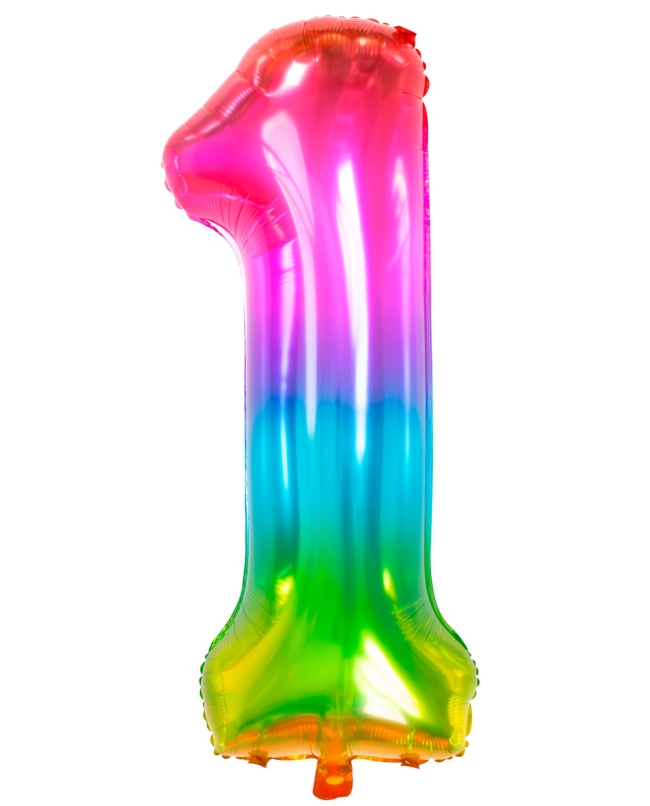 Forma Numero 1 Arcoiris Gominola 86cm ***OFERTA DTO NO ACUMULABLE