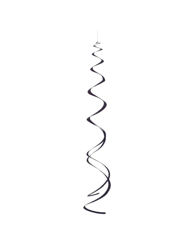 Deco Colgante Espiral Negra